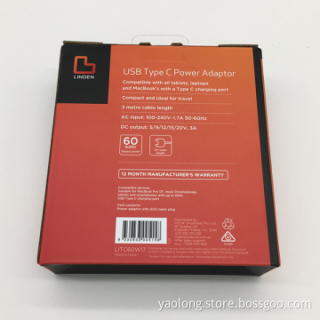 Eco-friendly colorful kraft paper packaging box